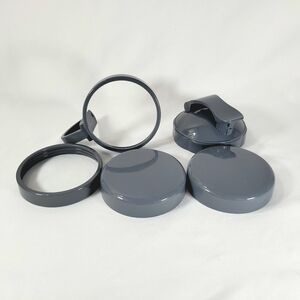 Nutribullet Accessories Lot Flip Top Lid Ring Handle Set of 5 Replacement Parts